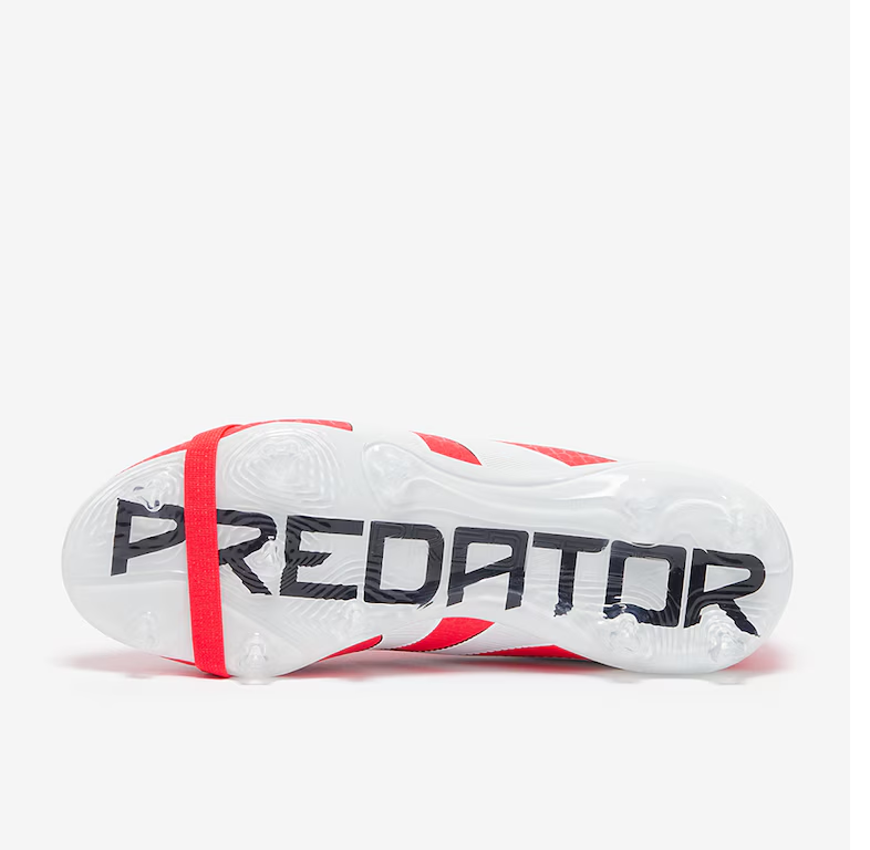 Dětské kopačky adidas Predator Elite FT FG J červená/bílá