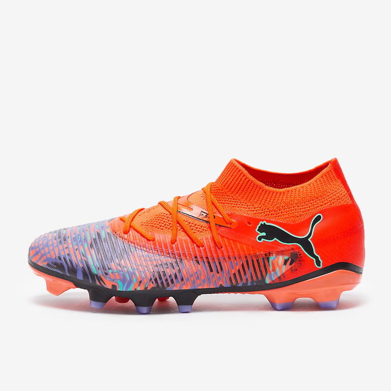 Kopačky Puma Future 8 Match Creativity FG/AG oranžová/fialová