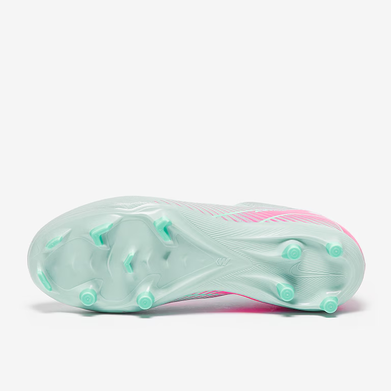 Dětské kopačky Nike Zoom Vapor 16 Academy FG/MG zelená/růžová