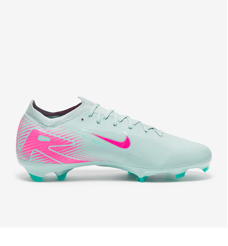 Kopačky Nike Zoom Vapor 16 Pro FG tyrkysová/růžová