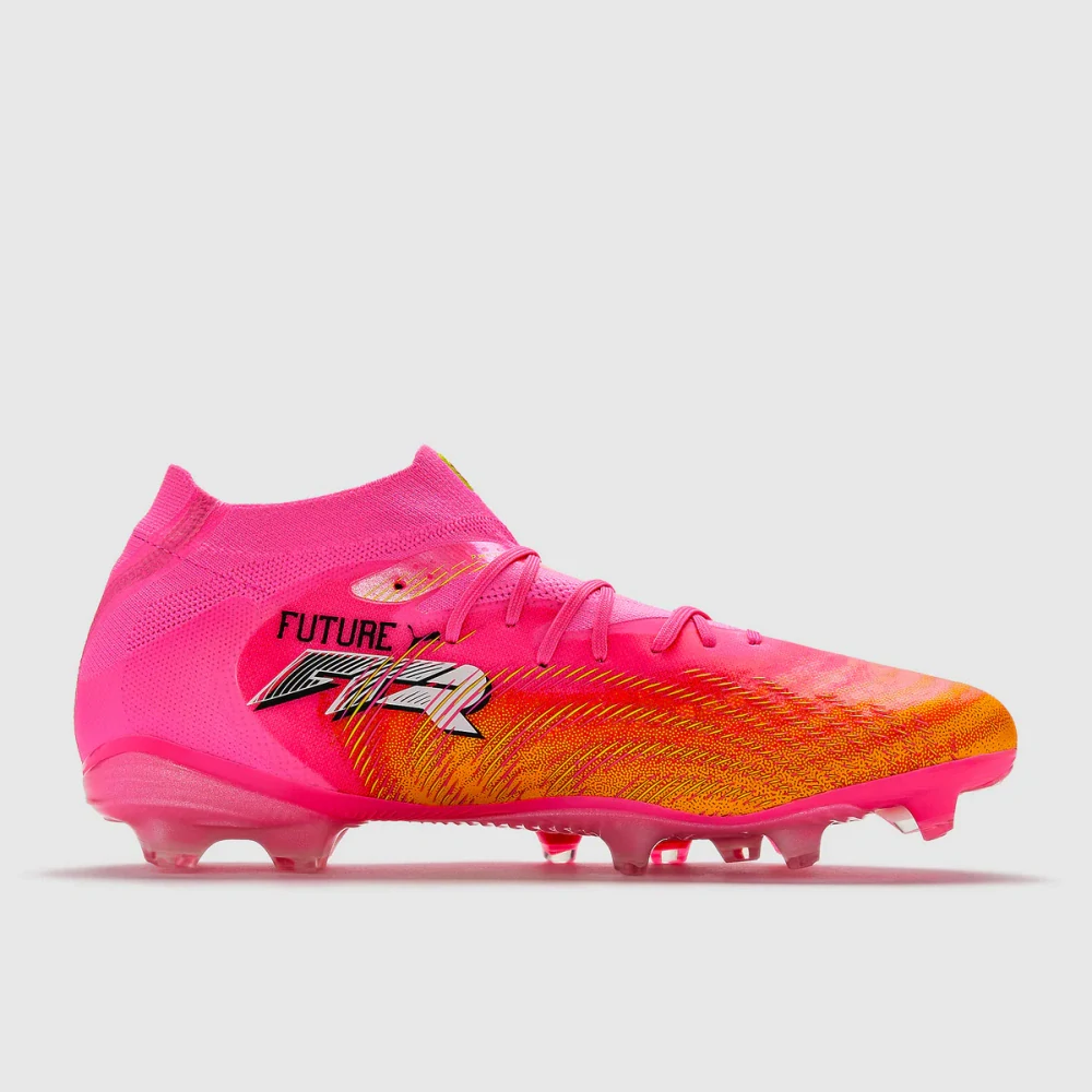 Kopačky Puma Future 9 Pro FG/AG růžová/modrá