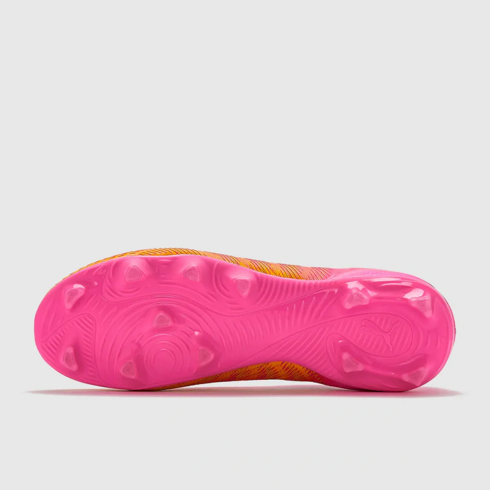 Dětské kopačky Puma FUTURE 9 FUSION FG/AG JR růžová/modrá