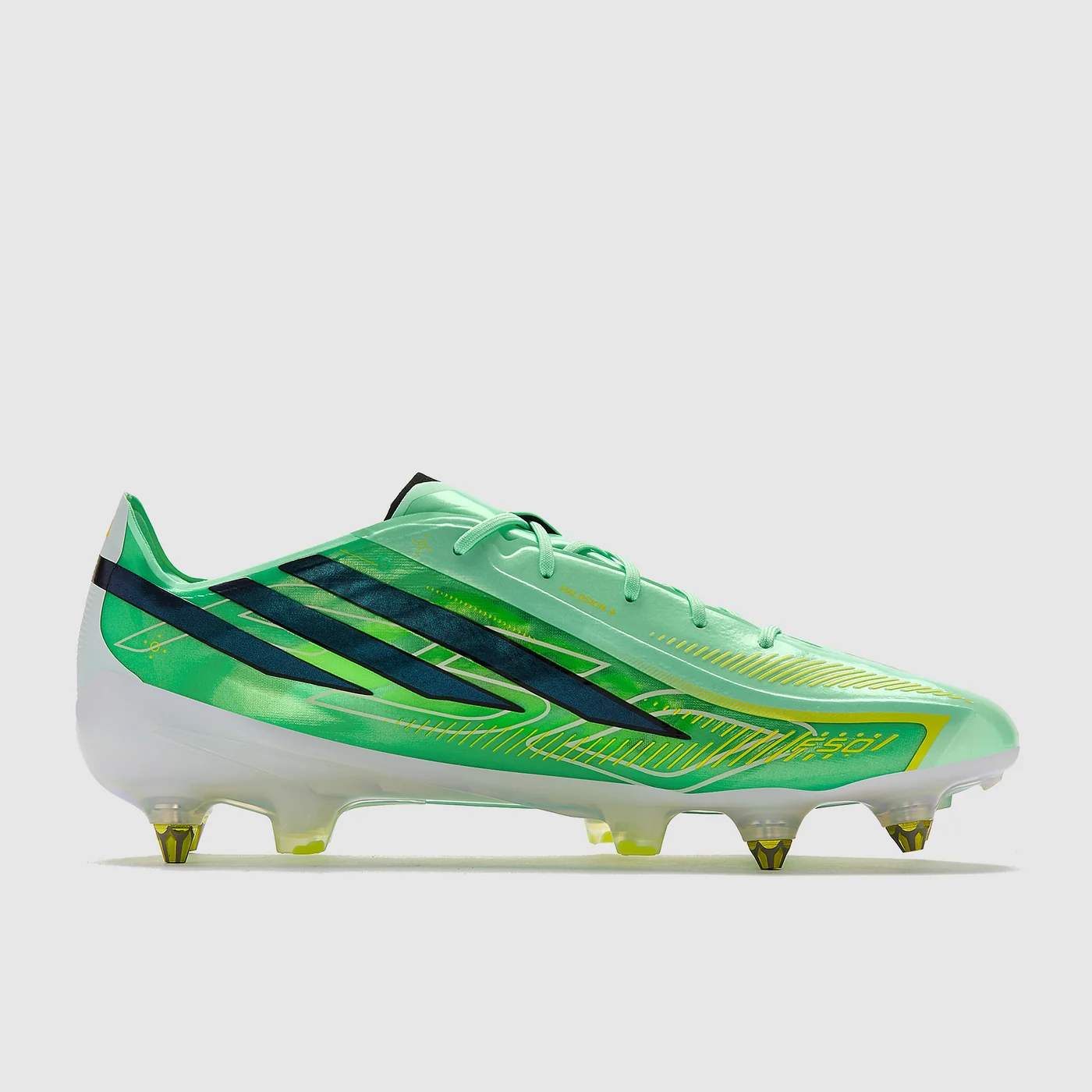 Kopačky adidas F50 Hyperfast Elite SG bílá/zelená