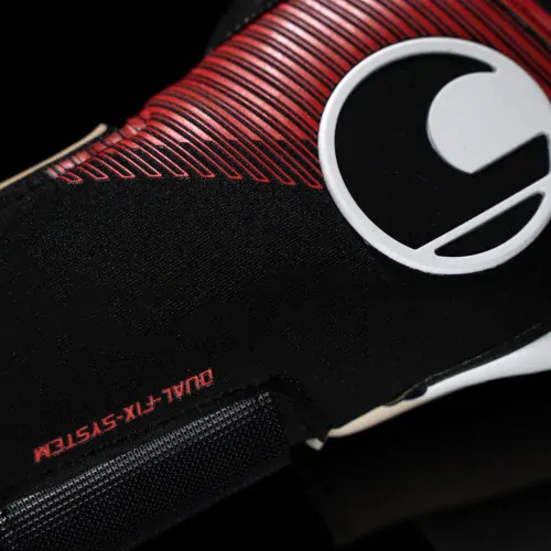 Brankářské rukavice Uhlsport POWERLINE Absolutgrip Finger Surround černá/červená