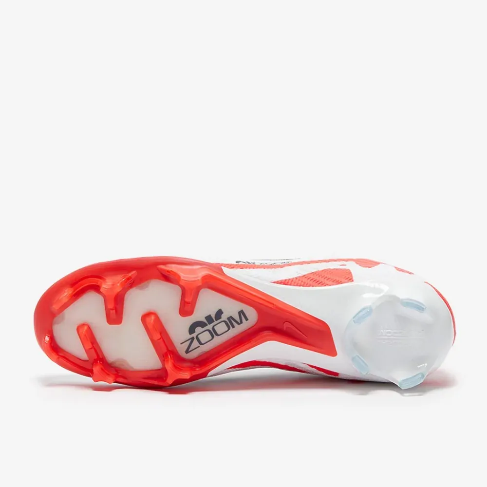 Kopačky Nike Zoom Superfly 9 Elite FG bílá/červená