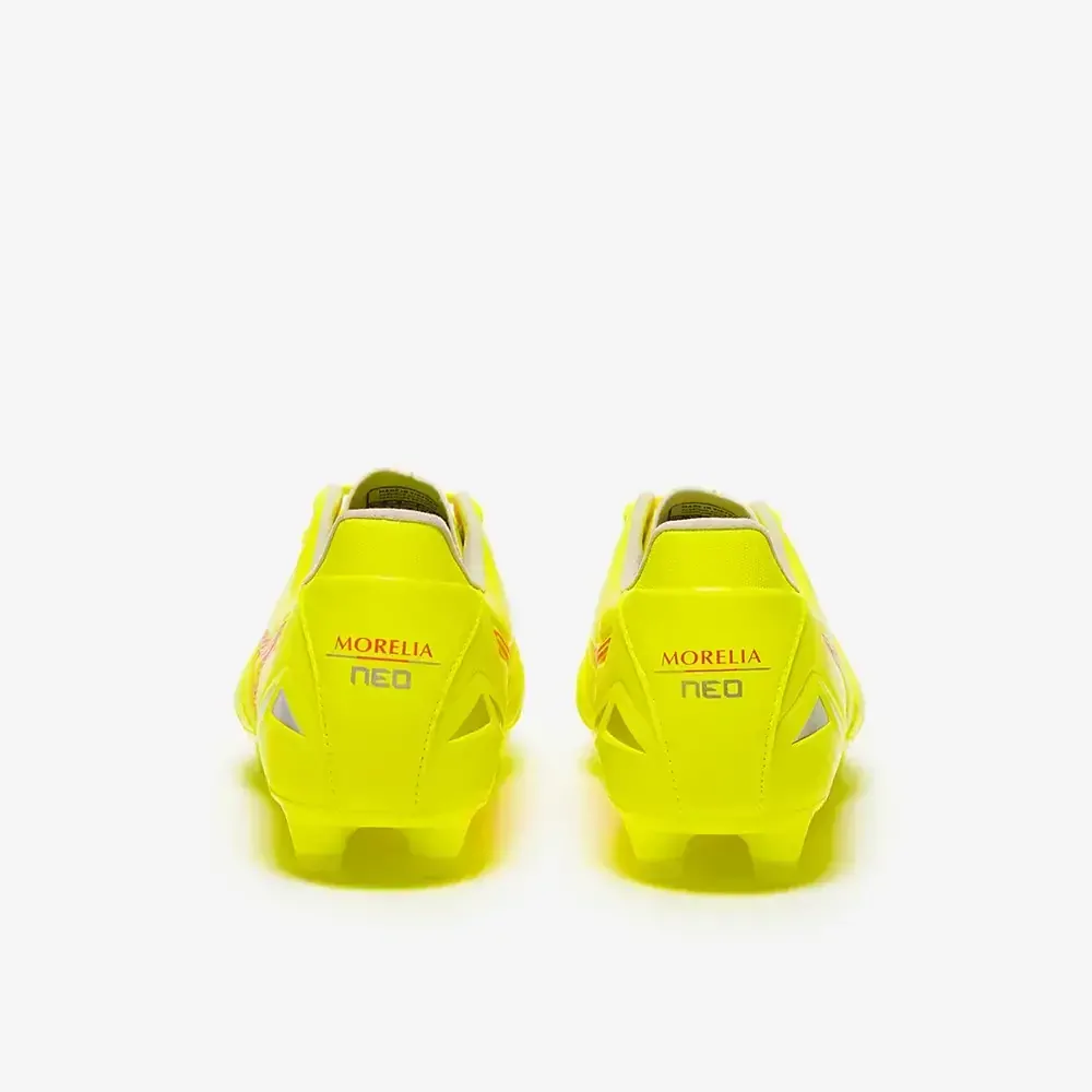 Kopačky Mizuno Morelia Neo IV Pro FG/MD žlutá/červená