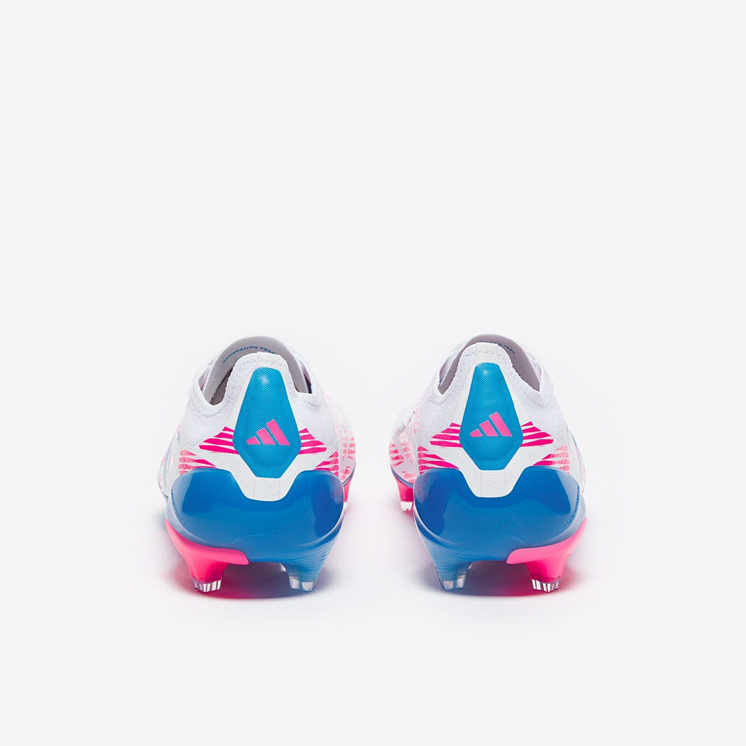 Kopačky adidas Predator Elite FG bílá/růžová/modrá