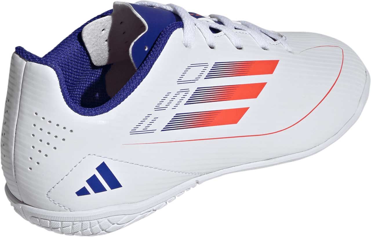 Dětské sálovky adidas F50 Club IN J bílá/modrá