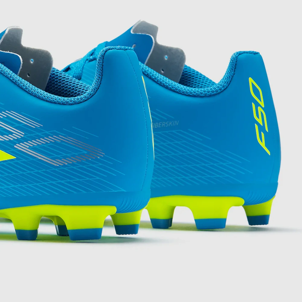 Dětské kopačky adidas Kids F50 Club FG/MG modrá/žlutá