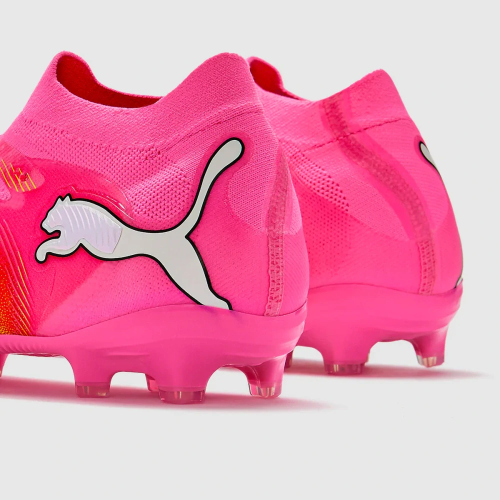 Dětské kopačky Puma FUTURE 9 FUSION FG/AG JR růžová/modrá
