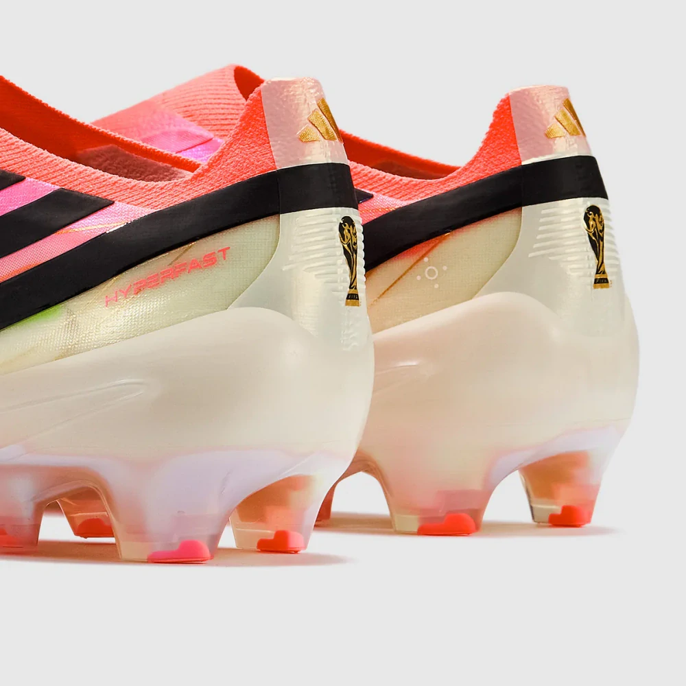 Kopačky adidas F50 Hyperfast Elite Laceless FG růžová/bílá