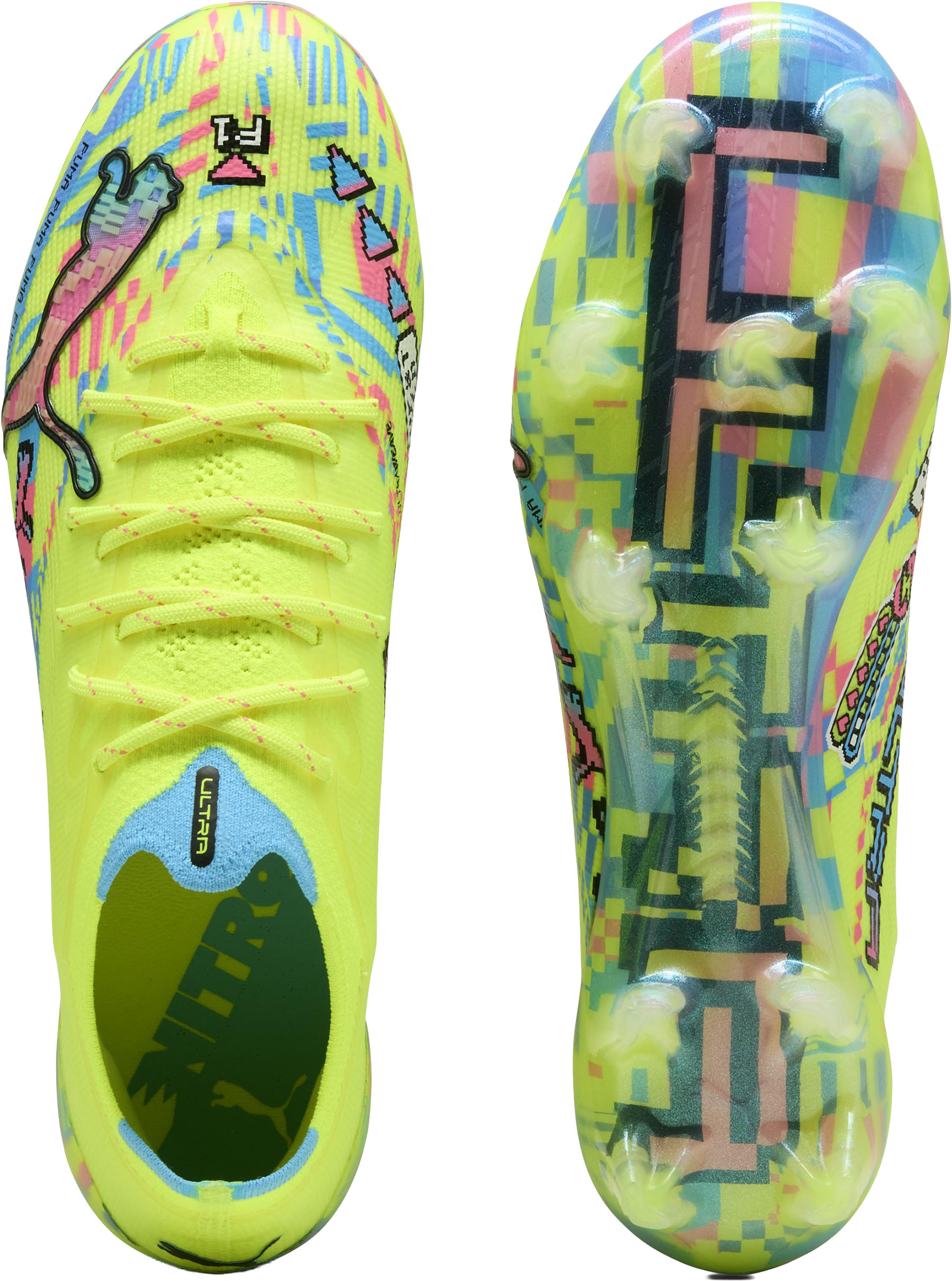 Kopačky Puma Ultra Nitro 7 ULT ADV LVL FG žlutá/+