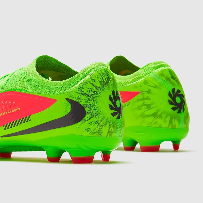 Dětské kopačky Nike Phantom 6 Pro Low FG/MG EH červená/světle zelená