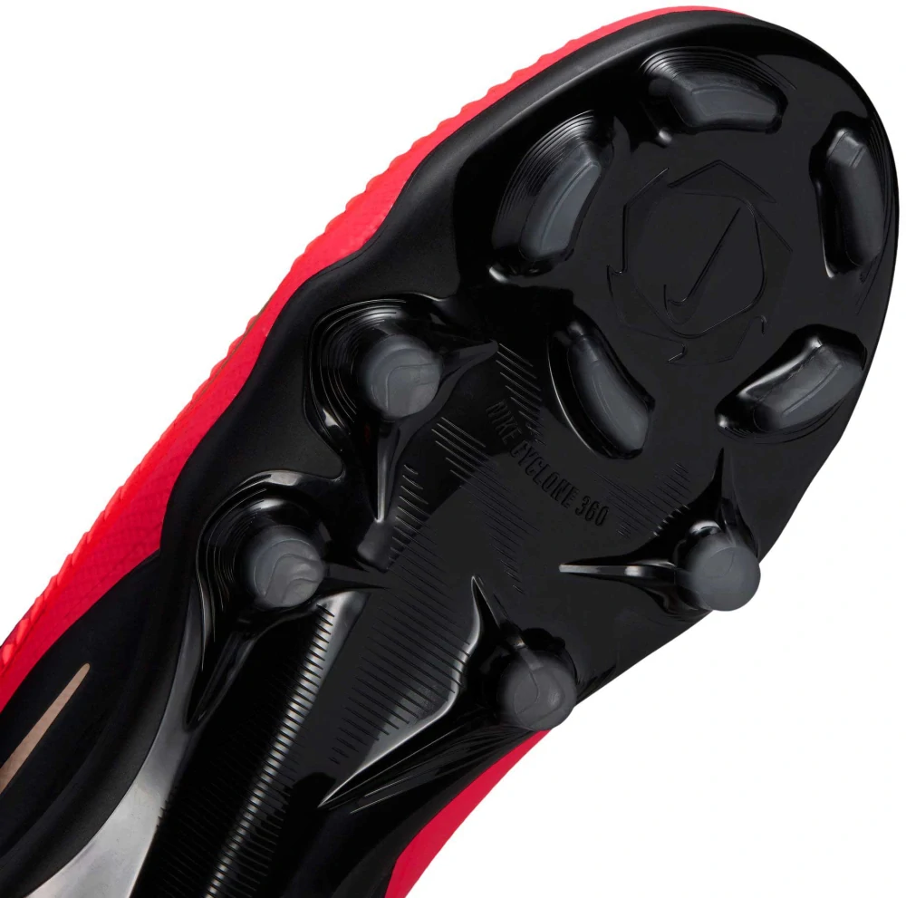 Dětské kopačky Nike JR Phantom 6 Low Pro FG/MG červená/černá