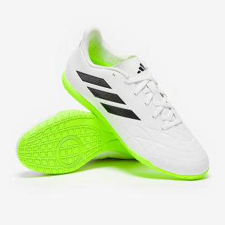 Dětské sálovky adidas Copa Pure.4 IN J bílá/zelená