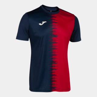 Fotbalový dres Joma CAMISETA MANGA CORTA CITY II tmavě modrá/červená