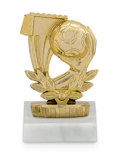 Figurka fotbal zlatá 9cm 