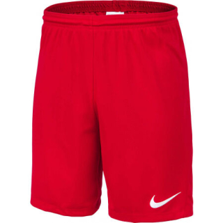 Dětské fotbalové trenky Nike DRI-FIT PARK 3 červená