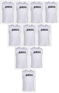 10x Rozlišovací dres (Rozlišovák) Joma bílá