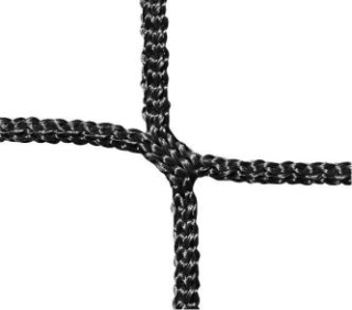 Fotbalová branková síť 3 mm 7,5 x 2,5 x 0,8 x 1,5 černá