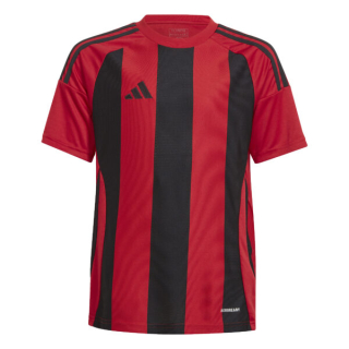 Dětský fotbalový dres adidas Striped 24 červená/černá
