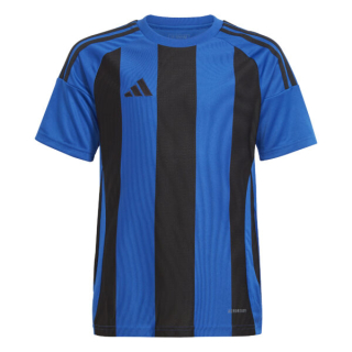Dětský fotbalový dres adidas Striped 24 modrá/černá