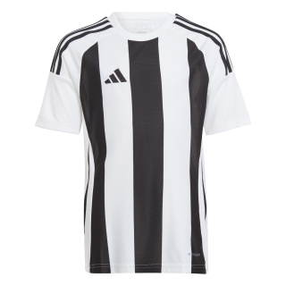 Dětský fotbalový dres adidas Striped 24 bílá/černá
