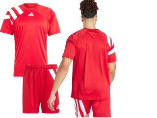 15x Dres adidas Fortore 23 červená/bílá