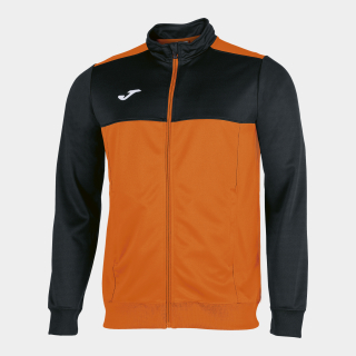 Tepláková bunda Joma Winner černá/oranžová