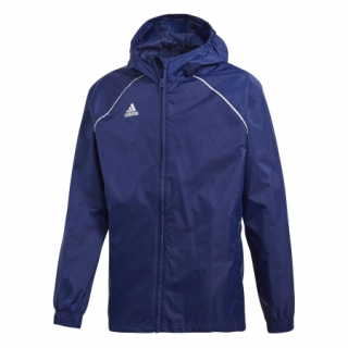 Dětská šusťáková bunda adidas CORE18 RAIN tmavě modrá