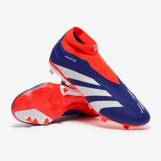 Kopačky adidas Predator League Laceless FG modrá/červená