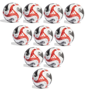 10x Fotbalový míč adidas Tiro Pro