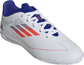 Dětské sálovky adidas F50 Club IN J bílá/modrá