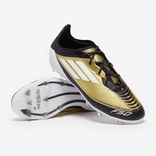 Dětské kopačky adidas F50 Pro Messi FG zlatá/černá