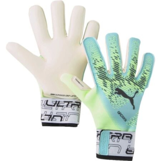 Brankářské rukavice Puma ULTRA GRIP 1 HYBRID zelená/modrá