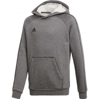 Dětská mikina adidas CORE18 HOODY šedá