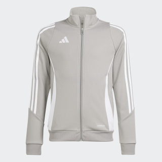 Dětská tepláková bunda adidas TIRO 24 šedá