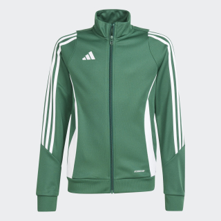 Dětská tepláková bunda adidas TIRO 24 zelená