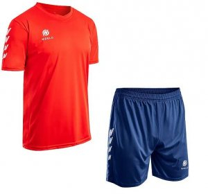 Fotbalový set NIDELO Nantes červená/tmavě modrá
