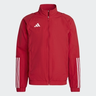 Fotbalová vycházková bunda adidas Tiro 23 C PRE červená 