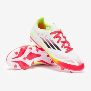 Kopačky adidas F50 Club FG/MG bílá/červená