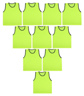 10x rozlišovací dres (rozlišovák) Premium žlutá