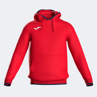 Mikina s kapucí Joma Combi Premium červená/tmavě modrá