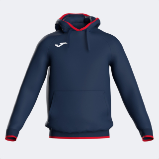 Mikina s kapucí Joma Combi Premium tmavě modrá/červená