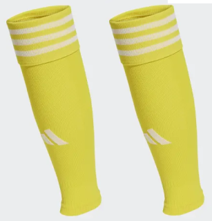 Fotbalové stulpny adidas Team Sleeve 23 bez ponožky žlutá/bílá