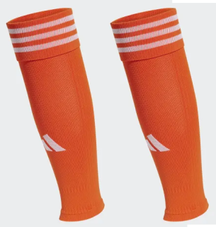 Fotbalové stulpny adidas Team Sleeve 23 bez ponožky oranžová/bílá