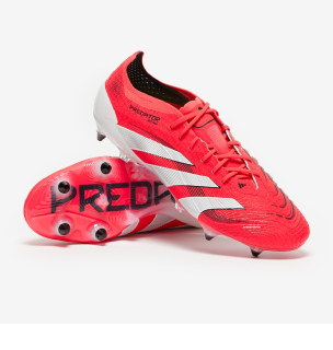 Kopačky adidas Predator Elite SG červená/bílá