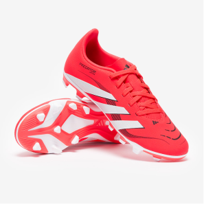 Dětské kopačky adidas Predator Club FG/MG J červená/bílá
