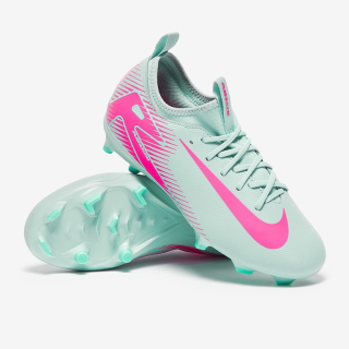 Dětské kopačky Nike Zoom Vapor 16 Academy FG/MG zelená/růžová