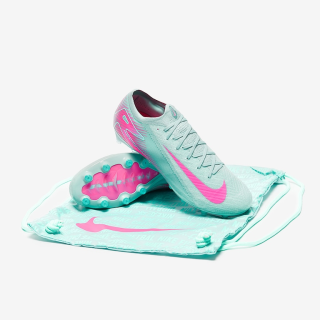 Kopačky Nike Zoom Vapor 16 Elite AG tyrkysová/růžová